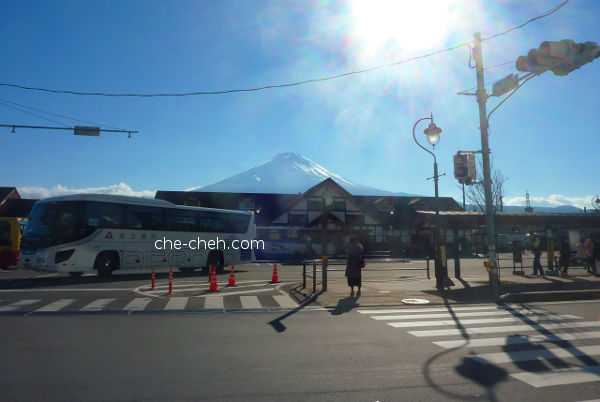 Mount Fuji & Kawaguchiko Station @ Fujikawaguchiko